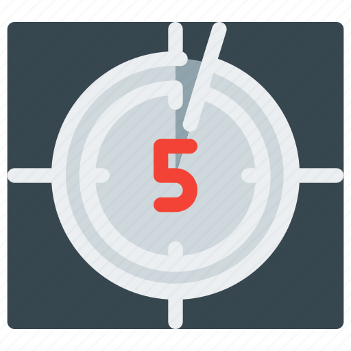 Countdown, frame, movie, opening, sequence, target, timer icon - Download on Iconfinder