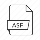 advanced systems format, asf document, asf file, asf file icon, asf format, asf icon, asf