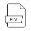 flv document, flv file, flv file icon, flv format, flv icon, flv, animate video file 