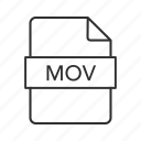 mov file extension, mov file icon, mov format, mov icon, mov, movie file, apple quicktime movie
