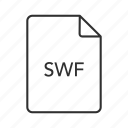 shockwave flash, swf document, swf file, swf file icon, swf format, swf icon, swf