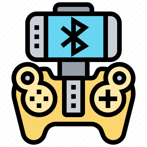 Bluetooth, gamepad, joystick, smartphone, wireless icon - Download on Iconfinder