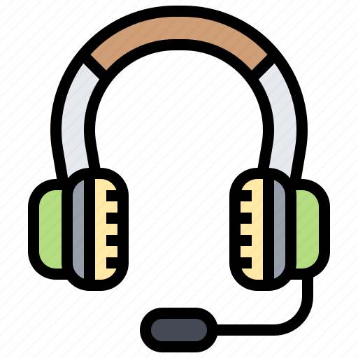 Audio, headset, microphone, operator, sound icon - Download on Iconfinder