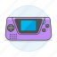 consoles, game, gear, portable, purple, video 