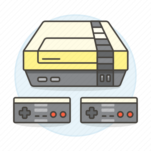 Consoles, controller, game, nes, nintendo, retro, video icon - Download on Iconfinder
