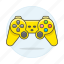analog, consoles, controller, game, gamepad, playstation, ps2, stick, video, yellow 