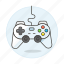 analog, consoles, controller, game, generic, pad, stick, video, white 