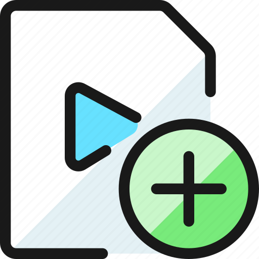 Video, file, add icon - Download on Iconfinder on Iconfinder