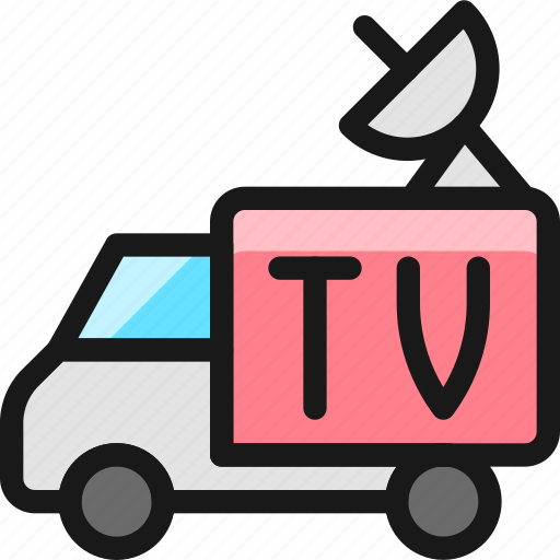 Modern, tv, channel, van icon - Download on Iconfinder