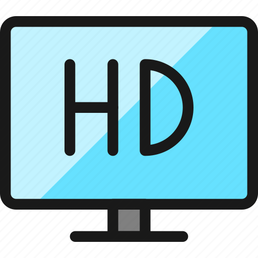 Modern, tv, hd icon - Download on Iconfinder on Iconfinder
