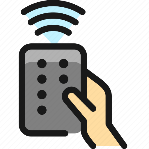 Modern, tv, remote, hand icon - Download on Iconfinder