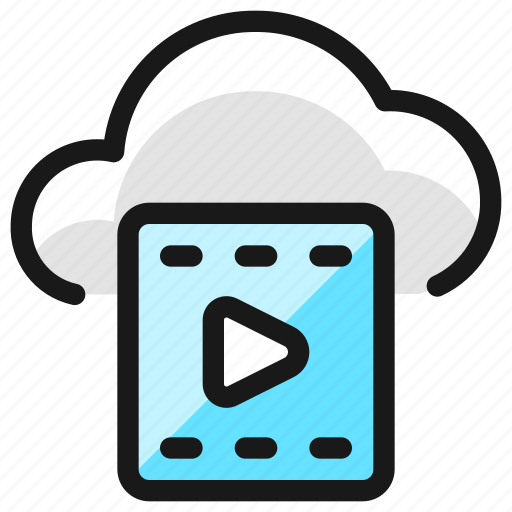 Video, player, cloud icon - Download on Iconfinder