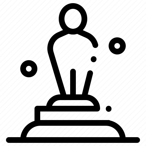 Academy, award, oscar, statue, trophy icon - Download on Iconfinder