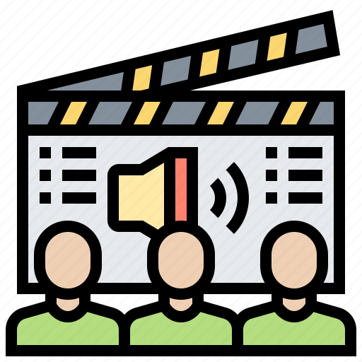 Call, casting, cinema, production, video icon - Download on Iconfinder
