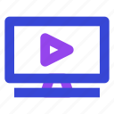 play, on, television, electronic, music, video, power, game, device