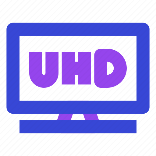 Uhd, television, electronic, tv, display, lcd, screen icon - Download on Iconfinder