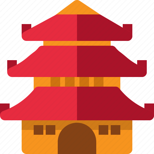 Architecture, building, landmark, pagoda, temple, vietnam, vinh trang icon - Download on Iconfinder