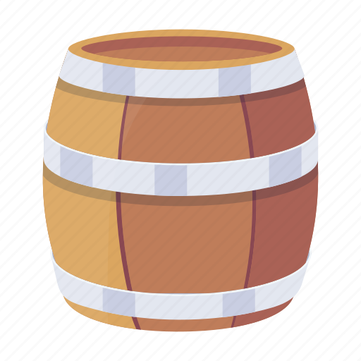 Wooden canteen, powder keg, wooden drum, war canteen, wooden container icon - Download on Iconfinder