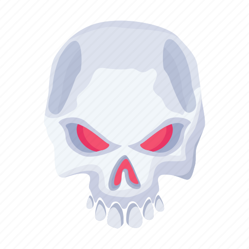 Skullcap, cranium, scary skull, horror skull, spooky skull icon - Download on Iconfinder