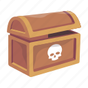 treasure chest, pirate treasure, treasure box, loot, treasure