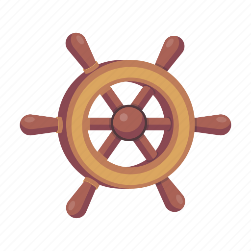 Ship wheel, ship steering, rudder, boat steering, ship helm icon - Download on Iconfinder