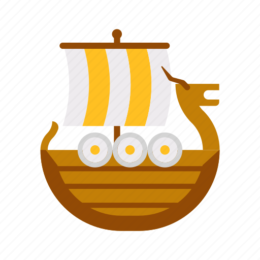 Antique, fancy, game, medieval, shallop, ship, viking icon - Download on Iconfinder