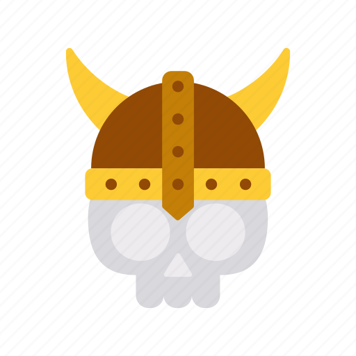 Dead, fancy, game, helmet, medieval, skull, viking icon - Download on Iconfinder