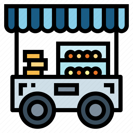 Cart, fast, food, stand icon - Download on Iconfinder
