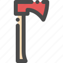 axe, tool, weapon, wood