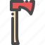 axe, tool, weapon, wood 