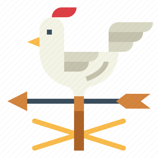 Rooster, weather, weathercock, wind icon - Download on Iconfinder