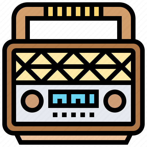 Audio, communication, radio, sound, vintage icon - Download on Iconfinder