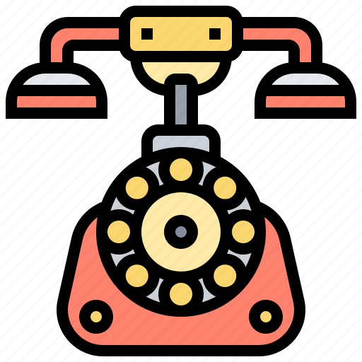 Communication, phone, telecom, telephone, vintage icon - Download on Iconfinder