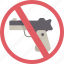 gun, prohibited, firearm, weapon, safety 