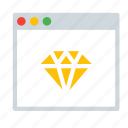 application, design, diamond, interface, sketch, window