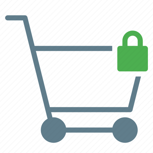 Buy, cart, lock, secure, shopping, trolley icon - Download on Iconfinder