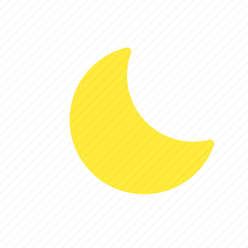 Crescent, forecast, moon, night, waning, weather icon - Download on Iconfinder