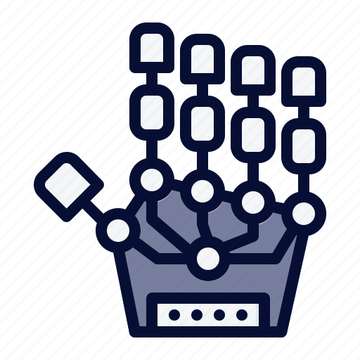 Virtual, reality, icon, pack, bionic, hand icon - Download on Iconfinder