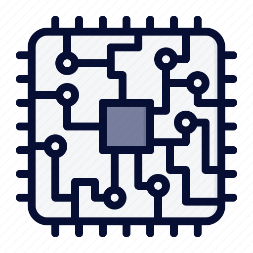 Virtual, reality, icon, pack, microchip icon - Download on Iconfinder
