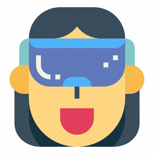 Glasses, head, headset, vr icon - Download on Iconfinder