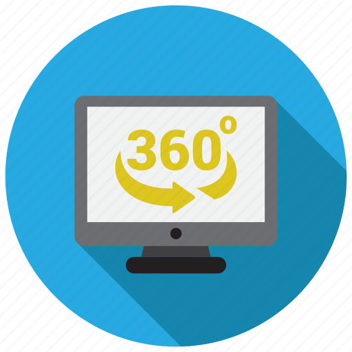 Display, 360, monitor, screen icon - Download on Iconfinder