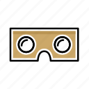 cardboard, glasses, headset, reality, vr