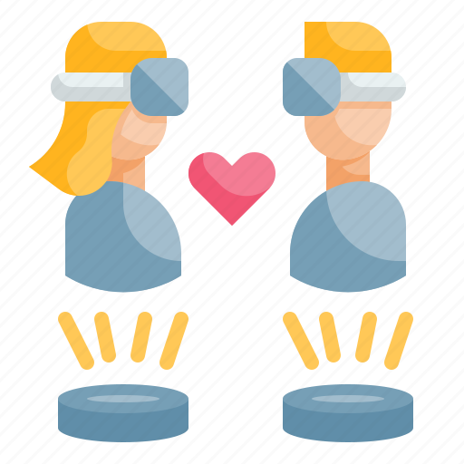 Dating, communication, meeting, relationship, vr icon - Download on Iconfinder
