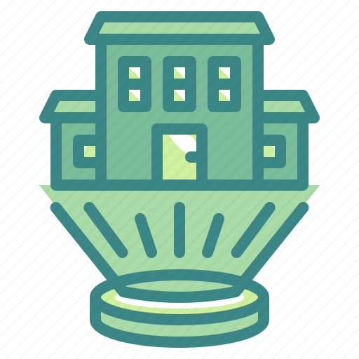 Office, building, workspace, virtual, hologram icon - Download on Iconfinder