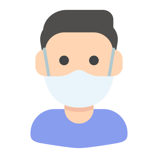 Avatar, healthcare, male, mask, medical, user icon - Free download