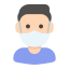 avatar, healthcare, male, mask, medical, user 