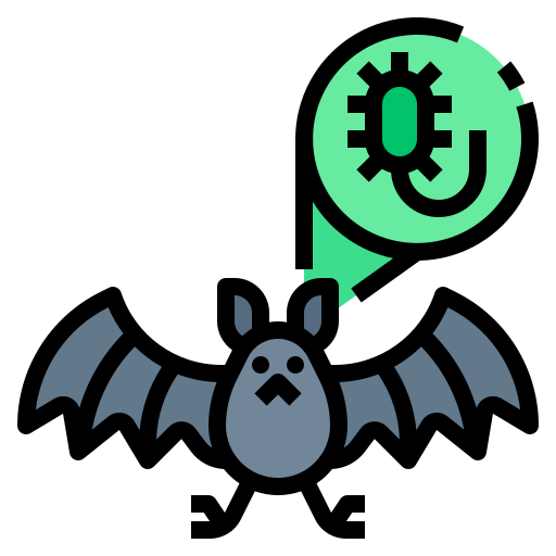 Animal, bat, corona, duvenhage, outbreak, virus icon - Free download