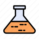 flask, beaker, lab, biological, medical