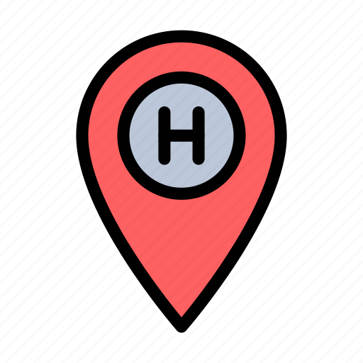 Location, map, hospital, medical, healthcare icon - Download on Iconfinder