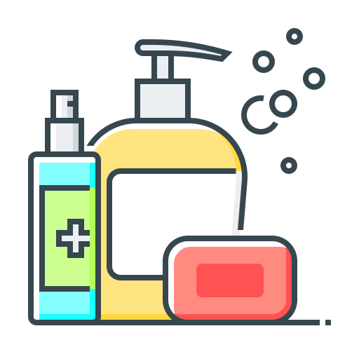 Care, personal, products, sanitizer, soap icon - Free download